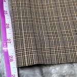 Liz Claiborne  Vintage Trousers Womens 8P Petites Brown Plaid Office Casual Pants Photo 8