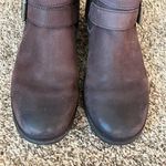 UGG  Simmens Green Canvas and Brown leather boots Photo 2