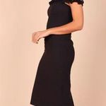 Petal and Pup  Florez Off Shoulder Midi Length Dress Black Size 2 Photo 3