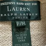 Ralph Lauren Vintage Lauren  hand knit camouflage forest deer sweater women’s MP Photo 6