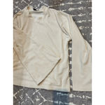 Maeve ‎ Anthropologie Textured Pullover Knit Top Long Sleeve Beige Cream Women's Photo 7