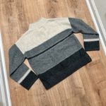 Universal Threads | Striped Colorblock Cozy Knit Mock Neck Pullover Sweater Photo 2