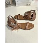 Steve Madden Women's Adore Feather Flat Jewel Blush Multi Sandal 10 New Photo 2