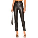 superdown Black Faux Leather Adonia Zipper Front Pants, L NWOT Photo 6