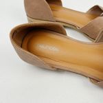 Maurice's Kreb D'Orsay Flats Women's 9.5M Tan Textured Slip On Loafers Low Heel Photo 7