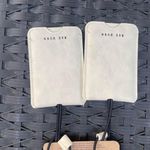 Rae Dunn Beige Cream Luggage Tags Photo 1