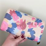 Style & Co Whipstitch Dip Dye Crossbody Bag Purse & Wallet Set Watercolor Artsy Photo 9