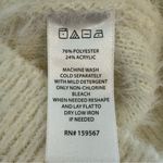 Willow & Wind Fuzzy Eyelash Knit Cream Color Cropped Tank Top Women’s Size Med Photo 4