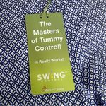 NWT Swing Control Masters Tummy Control Maria Blue Geometric Golf Shorts Size 8 Photo 4