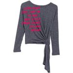 ASTR the Label Dark
Burgundy Red Side Tie
Ribbed Long Sleeve Sweater XL Photo 5