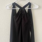 ASTR  The Label Cutout Cinched Midi Black Dress NWT Revolve XS‎ Photo 4