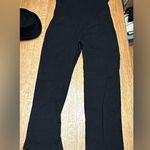 Racer back onesie NWOT black long pants two pockets adj straps sz small Photo 5