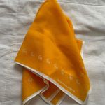 Orange and white bandana 0735 Yellow Photo 0