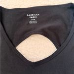 American Eagle Black  top with cutout detail Photo 1