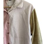 Nasty Gal Collection Writers Colorblock Corduroy Shirt Dress Photo 6
