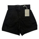 Everlane the Way High Canvas Short in Black Size 0 NWT Photo 2