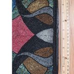 VTG ADG Fashion Imports Beaded Black Multicolor Evening Bag Purse 80s Re… Photo 7