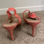Franco Sarto Suede Heels Coral Photo 4