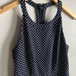 The Limited Navy Polka Dot Halter Dress Size 2 | Fit & Flare Retro Sleeveless Photo 4