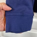 L.L.Bean  Navy Blue Long Sleeve Henley Pullover Shirt Size Large Reg EUC #1897 Photo 3