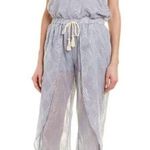 Surf Gypsy  metallic halter lightweight jumpsuit Photo 0