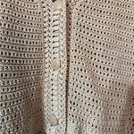 Vince Women's Crochet Cardigan Sweater - Beige Photo 5