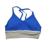 Aerie Offline by Blue & Stripe Ribbed Scoop Sports Bra Stretch Medium Support S Photo 0