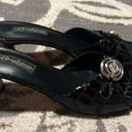 Brighton  black leather kitten heel. Excellent co ditto.  Size 9 Photo 0