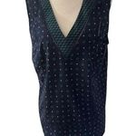 Halogen Blue Sleeveless Shirt Women Size Medium | 22-14 Photo 0