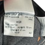 Levi's Levi’s Premium Wedgie High Rise Straight Leg Frayed Hem Black Jeans Women’s 28 Photo 8