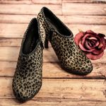 Antonio Melani Ankle Booties Leopard Print Size 6.5. B54 Photo 0