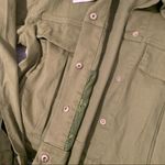 Ashley by 26 International NWT Ashley Heritage Collection Olive Green Crop Jacket Photo 3