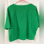 Cyrus  Vibrant Green Terrycloth Top Photo 1