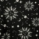 No Boundaries Celestial Black and White Sun and Moon Long Sleeve Top Sz M Photo 2