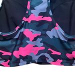 AQUA Camo Cropped Tank Sports Bra Size Medium Photo 9