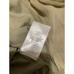 EXPRESS  Womens Long Sleeve V Neck Wrap Peplum Top Beige Size Medium Photo 5