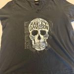 Harley Davidson Harley-Davidson Shirt Women’s Plus Size  Black Skull  Graphic Tee Made In USA Photo 0