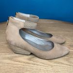 Eileen Fisher  Liza Nubuck Stretch Ankle Strap Chunky Heel Pump Women’s Size 8.5 Photo 1