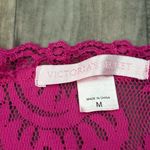 Victoria's Secret Victoria’s Secret Fuschia hot pink lace slip dress Photo 3