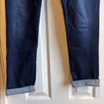 American Eagle  | Dark Wash “Skinny” Cuffed Jeans Size 10 Regular Photo 1