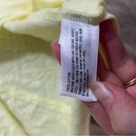 Universal Threads Butter Yellow V-Neck Cotton Short Sleeve Midi Dress with‎ Front Slit Size Small Photo 3