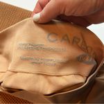 Carbon 38 Womens SZ Medium / Large Light Peach Tan Athletic Leggings Angular Mesh Photo 3