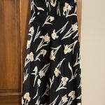 Here Comes the Sun Black formal dress with orchid print  Photo 0