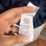 J.Crew NWT Collection Navy Eyelet Button Down Top Photo 6