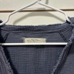 Free People  Daydream button down blue / grey Photo 4