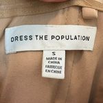 Dress the Population Leanne Sequin Dress Women’s Size Small Black Strapless Body Photo 8