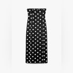 ZARA  strapless polka dot midi dress NWOT Photo 3