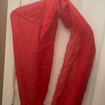FINAL MARKDOWN Raw edge infinity scarf Red Photo 0