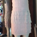 LISA MAREE Silk Mini Dress. Heart Cut Out. Nude/Blush. XS. NWOT Pink Photo 7