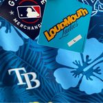 Loudmouth NWTS Tampa Bay Rays Hibiscus MLB Golf Mini Skort Skirt size large Blue Photo 8